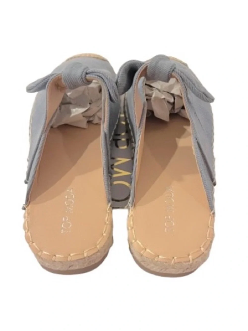 🆕- Top Moda Blue/Denim Espadrille Mules - Size 8